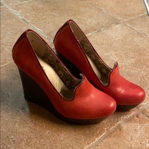 Seychelles Loafer Wedges